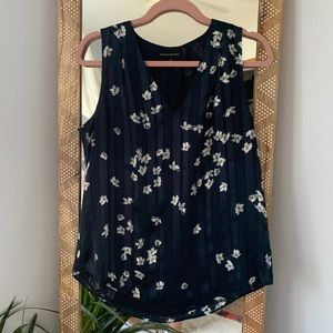 Banana Republic Floral Sleeveless Blouse